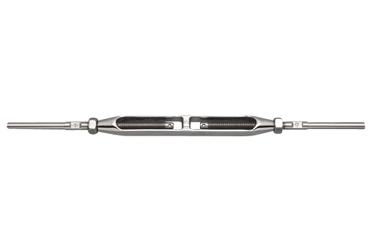 Stainless Steel Hand Swage Stud & Stud - Open Body, Turnbuckle, S0797-H0703, S0797-H0705